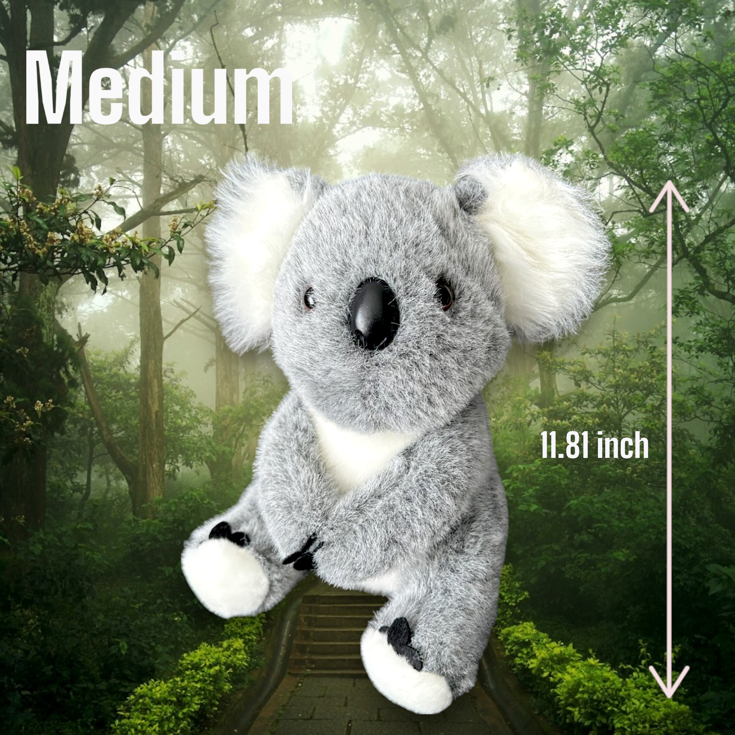 Soft Koala Bear Plush Toy – Cute Stuffed Animal in 4 Sizes (XS, S, M, L) –Gifts