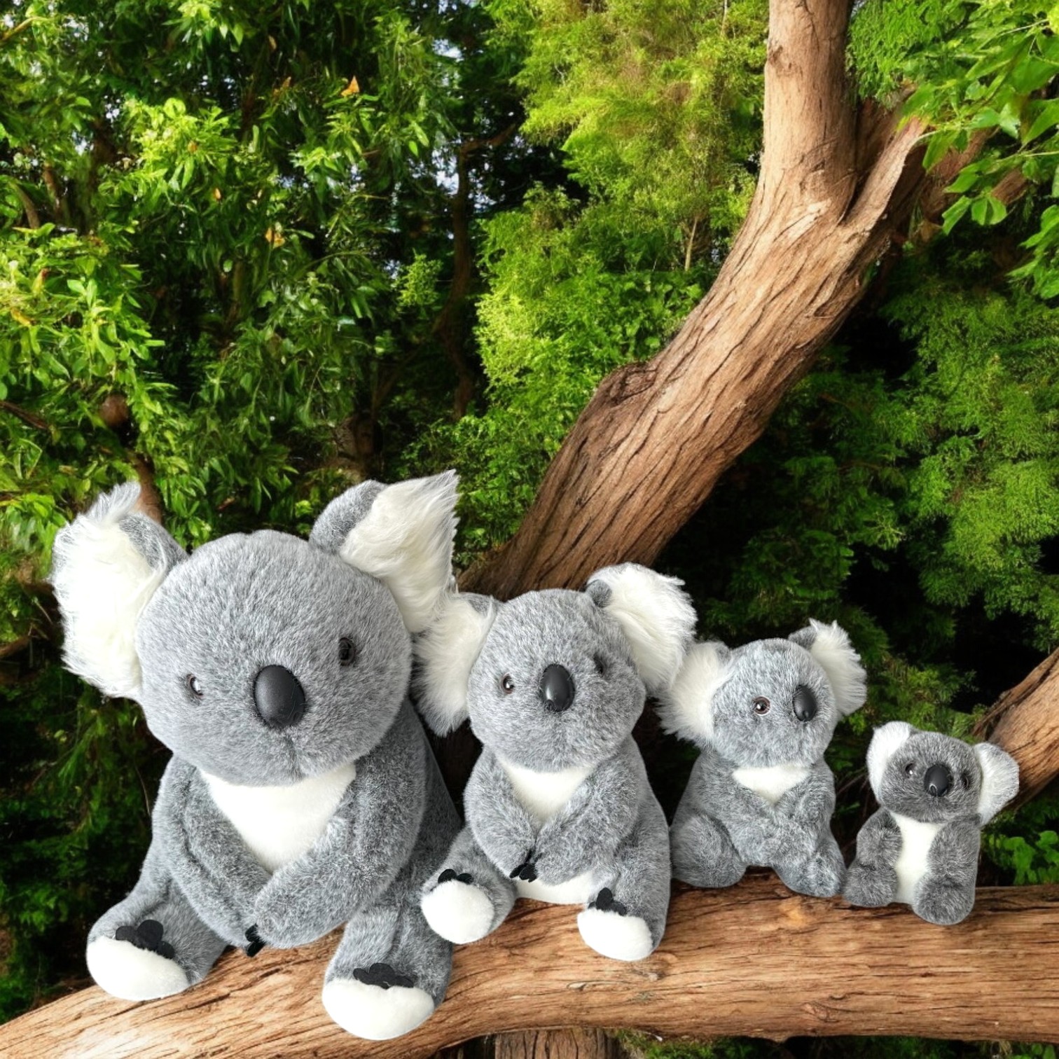 Soft Koala Bear Plush Toy – Cute Stuffed Animal in 4 Sizes (XS, S, M, L) –Gifts