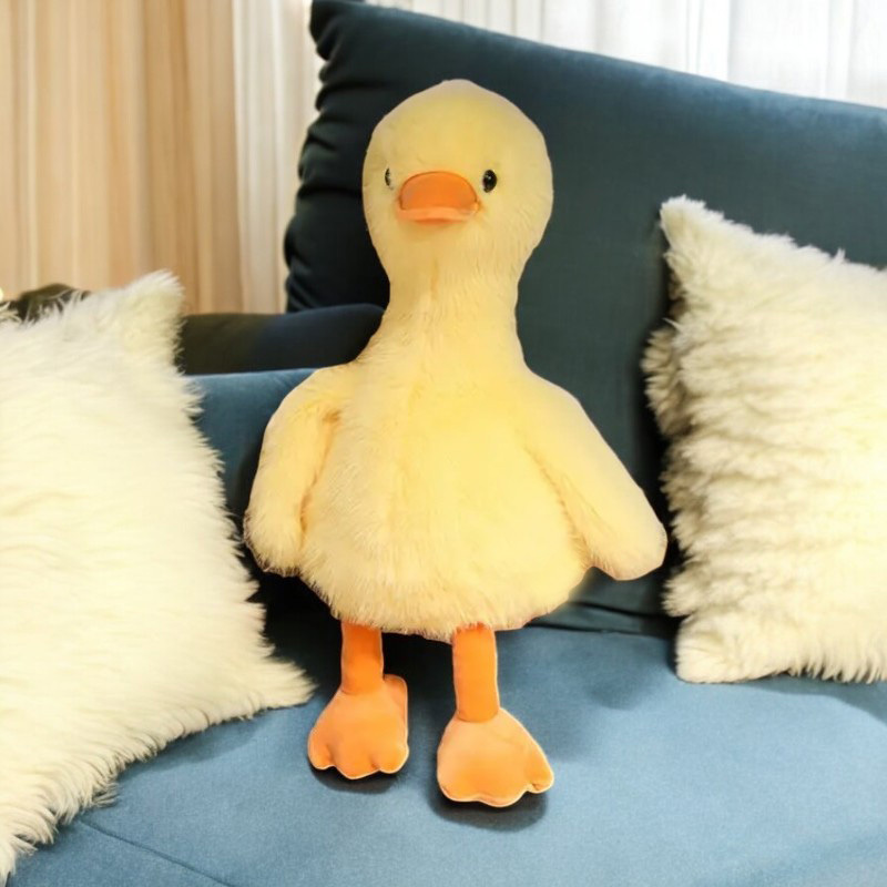 Cute Ducky Tummy Time Pillow – Soft & Snuggly Plush Duck Toy Kids Gifts