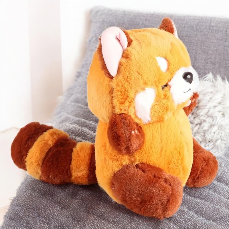 Cute  Red Panda Bear Tummy Time Pillow Plush Toy | Small Medium and Large