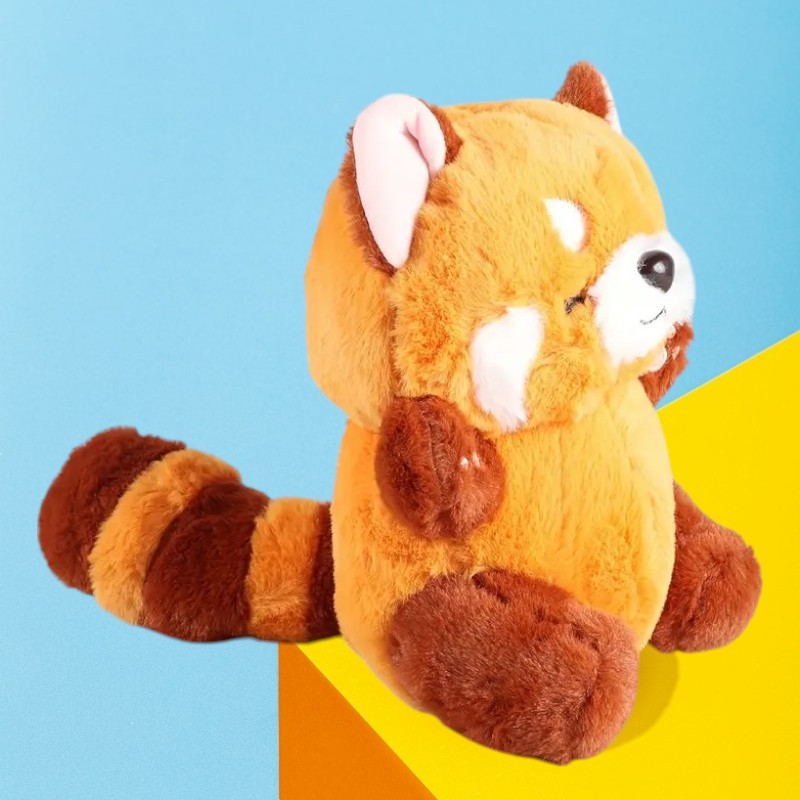 Cute  Red Panda Bear Tummy Time Pillow Plush Toy | Small Medium and Large