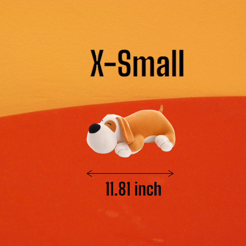 Cute Brown Capybara Scarf Tummy Time Pillow Plush Toy | 9.7-inch Soft 