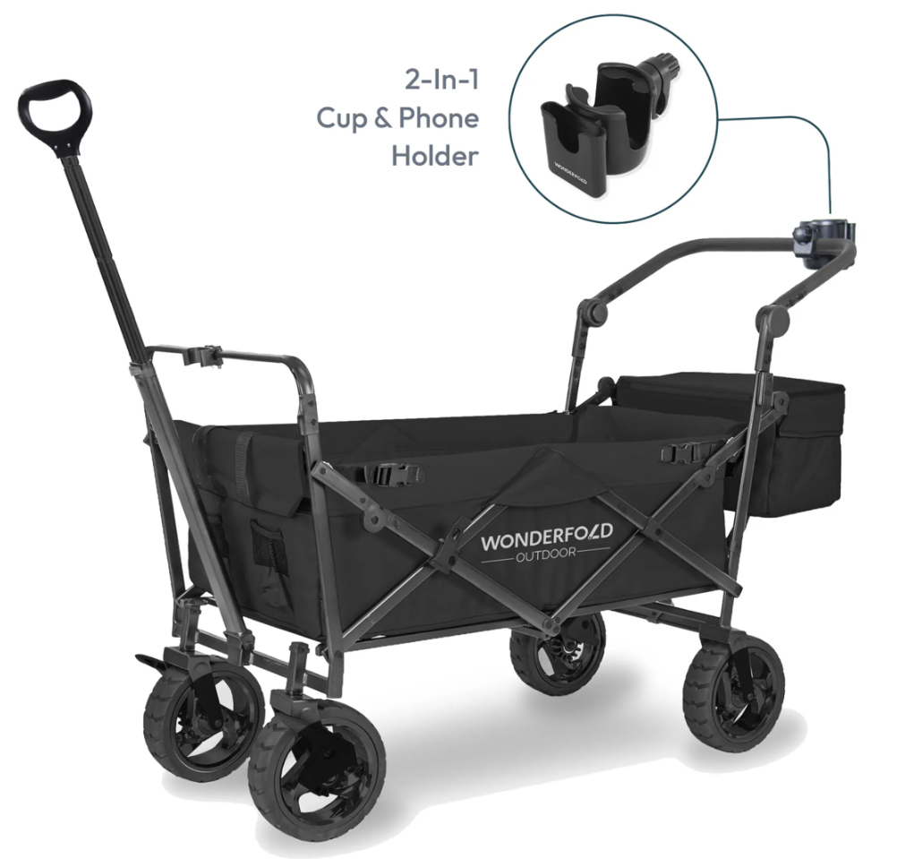 💝Clearance Offer💝Buy 2 Get 2 Free✨WonderFold S3 Push & Pull Folding Wagon