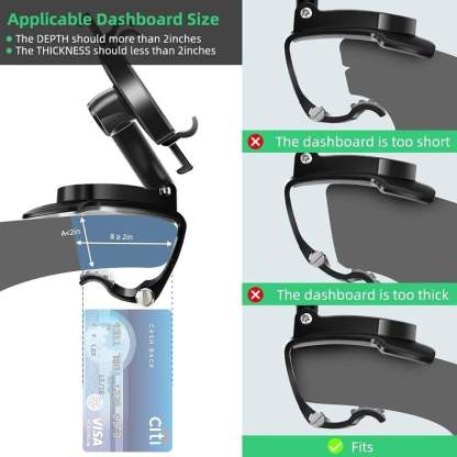 🔥2025 Real Upgrade👍360 Degree Rotation Dashboard Car Phone Holder
