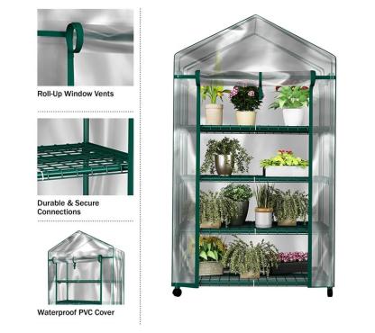 💝𝗧𝗼𝗱𝗮𝘆'𝘀 𝗦𝗽𝗲𝗰𝗶𝗮𝗹𝘀💝Buy 2 Get 2 Free🪴4-Tier Mini Greenhouse Portable Greenhouse