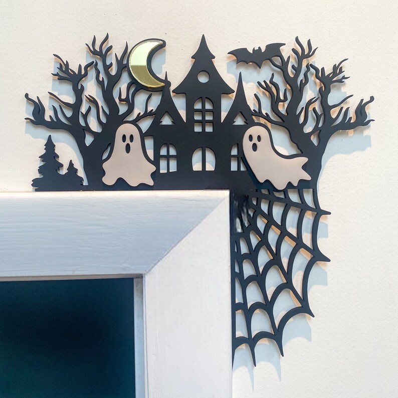 Halloween Door Corner Sign