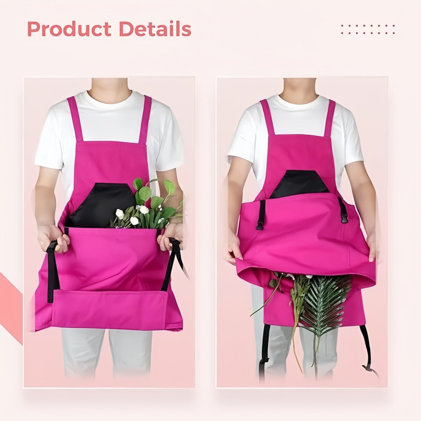 🔥HOT SALE NOW!!!💝Buy 2 Get 2 Free ✨Adjustable Garden Apron (2 Pcs)