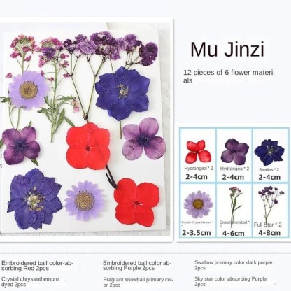💐Transparent Dried Flower Bookmarks(40 PCS)