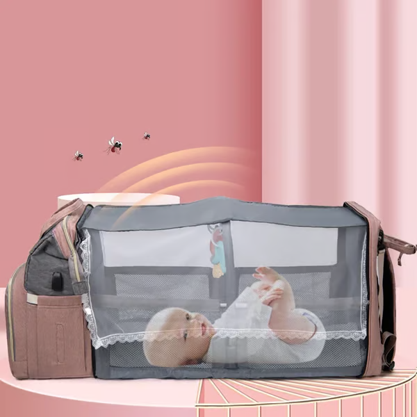 🔥HOT SALE NOW!!!💝Buy 2 Get 2 Free ✨Diaper Bag Backpack With Mosquito Net