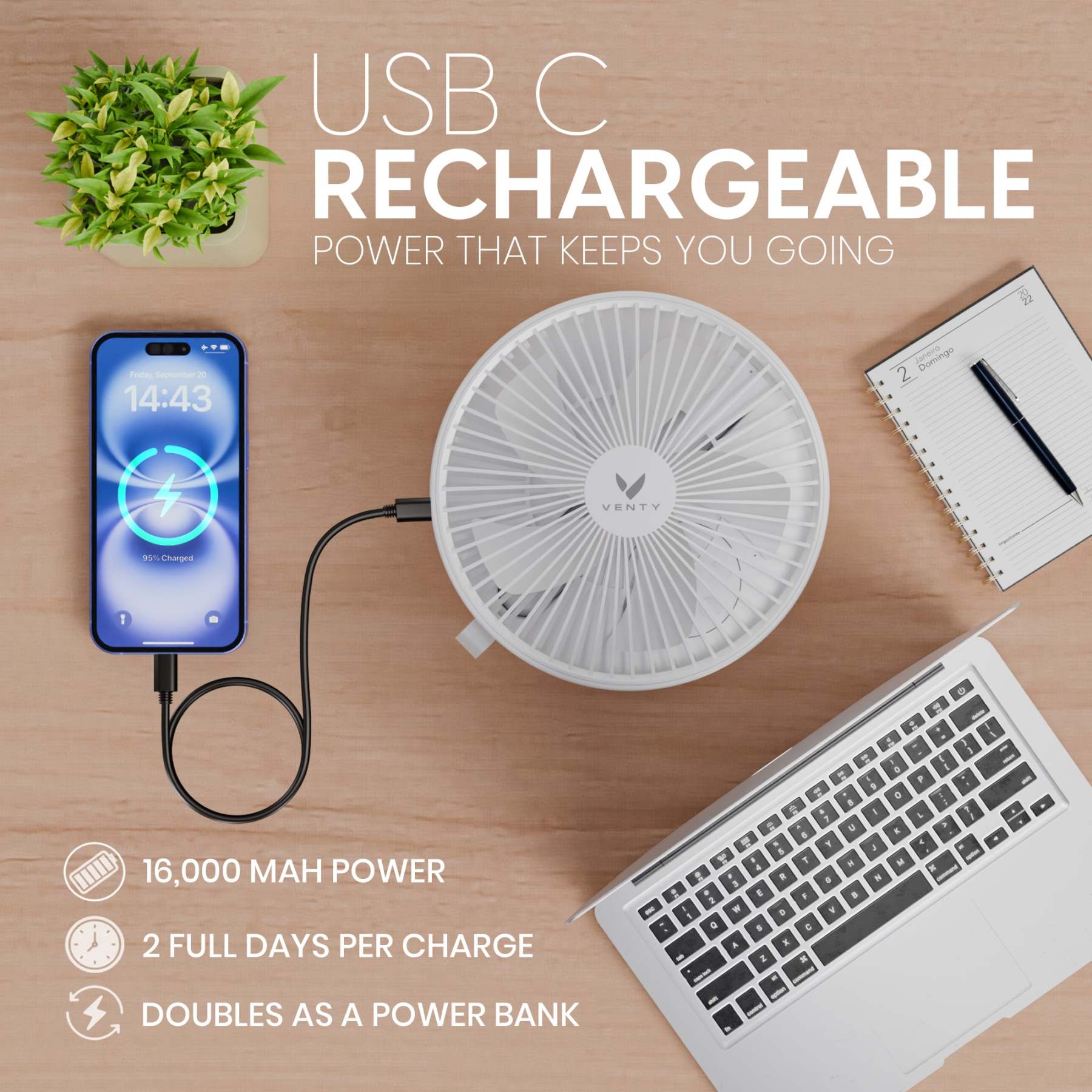 🔥HOT SALE NOW!!!💝Buy 2 Get 2 Free ✨Oscillating Fan with Remote Control