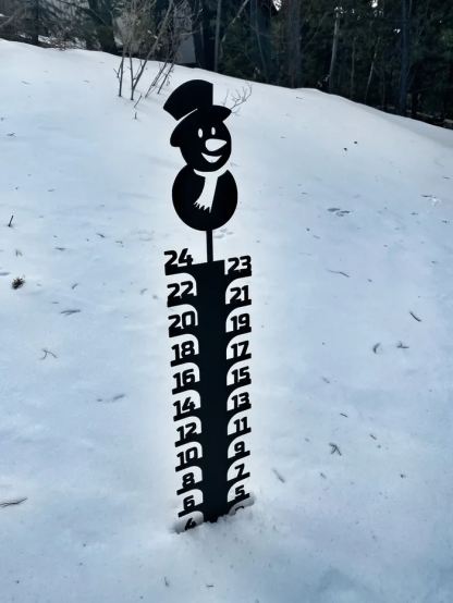 🔥Early Christmas Sale 50% Off-Iron Art Snow Gauge