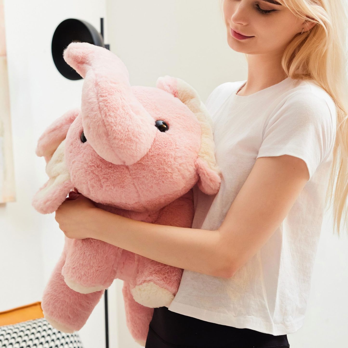 🔥HOT SALE NOW!!!💝Buy 2 Get 2 Free ✨3-5 Pounds Weighted Stuffed Animals with Unscented Microwavable Heating Pad