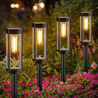 💝𝗧𝗼𝗱𝗮𝘆'𝘀 𝗦𝗽𝗲𝗰𝗶𝗮𝗹𝘀💝Buy 2 Get 2 Free💡Outdoor Solar Pathway Garden Lights - 4 Pack