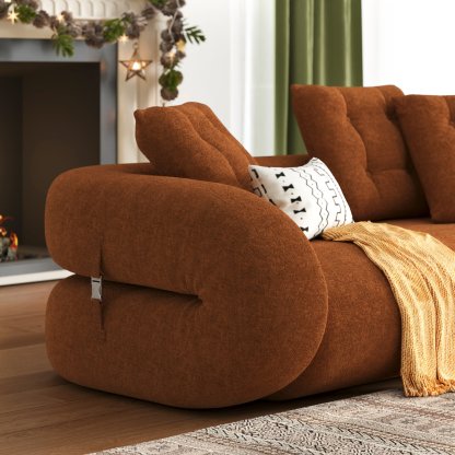 🔥【Factory direct sales】🔥Last day limited time offer⚡King 3-Seater Velvet Convertible Futon Sofa Bed - Bring comfort home💖