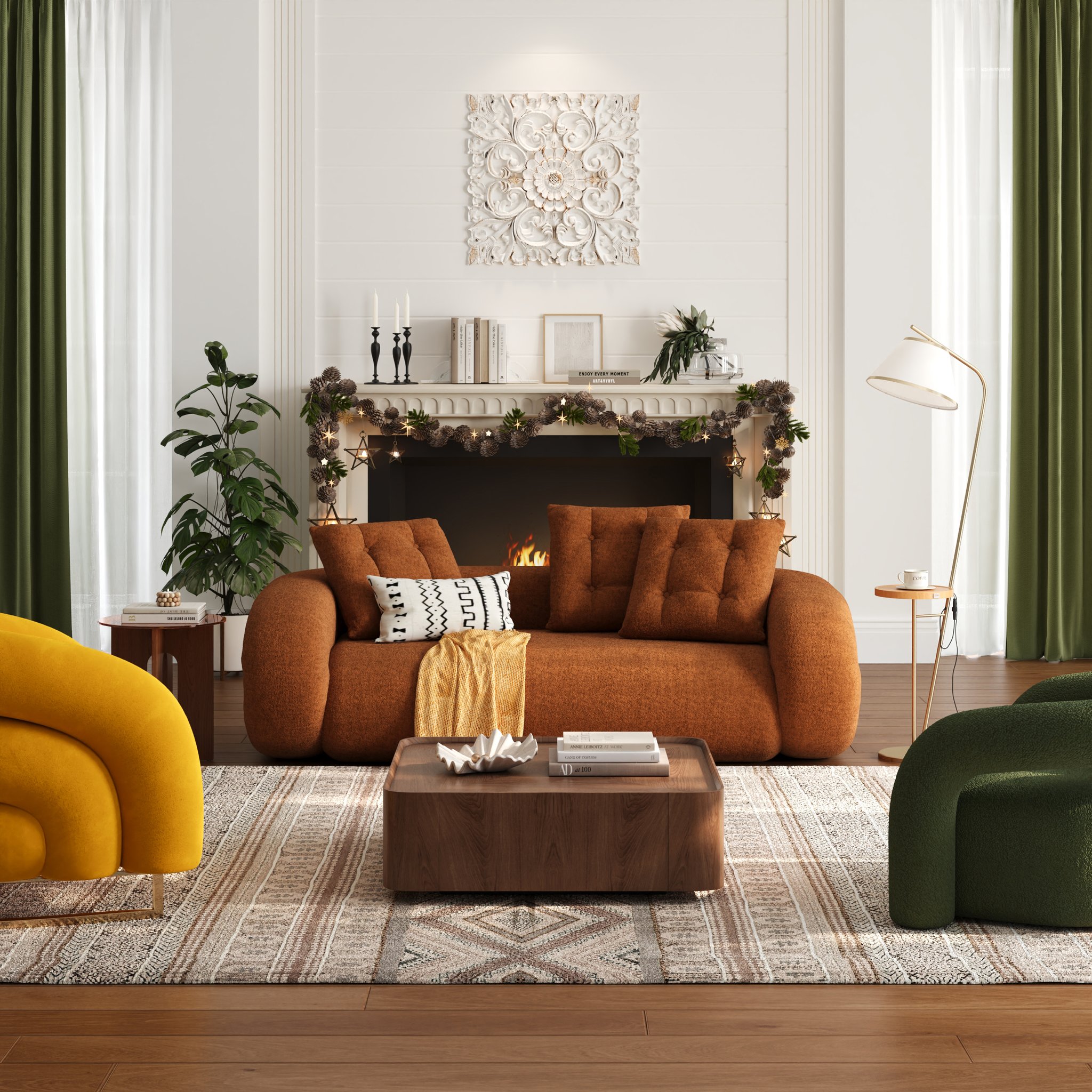 🔥【Factory direct sales】🔥Last day limited time offer⚡King 3-Seater Velvet Convertible Futon Sofa Bed - Bring comfort home💖