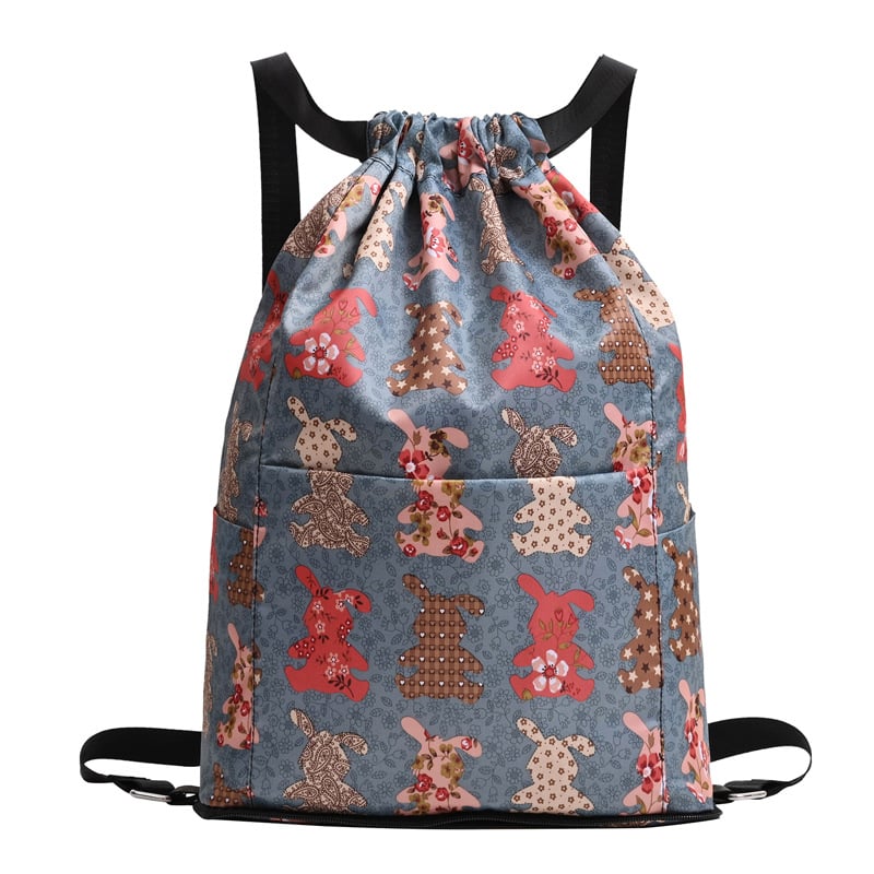 🔥Drawstring Foldable Large Capacity Travel Sports Backpack