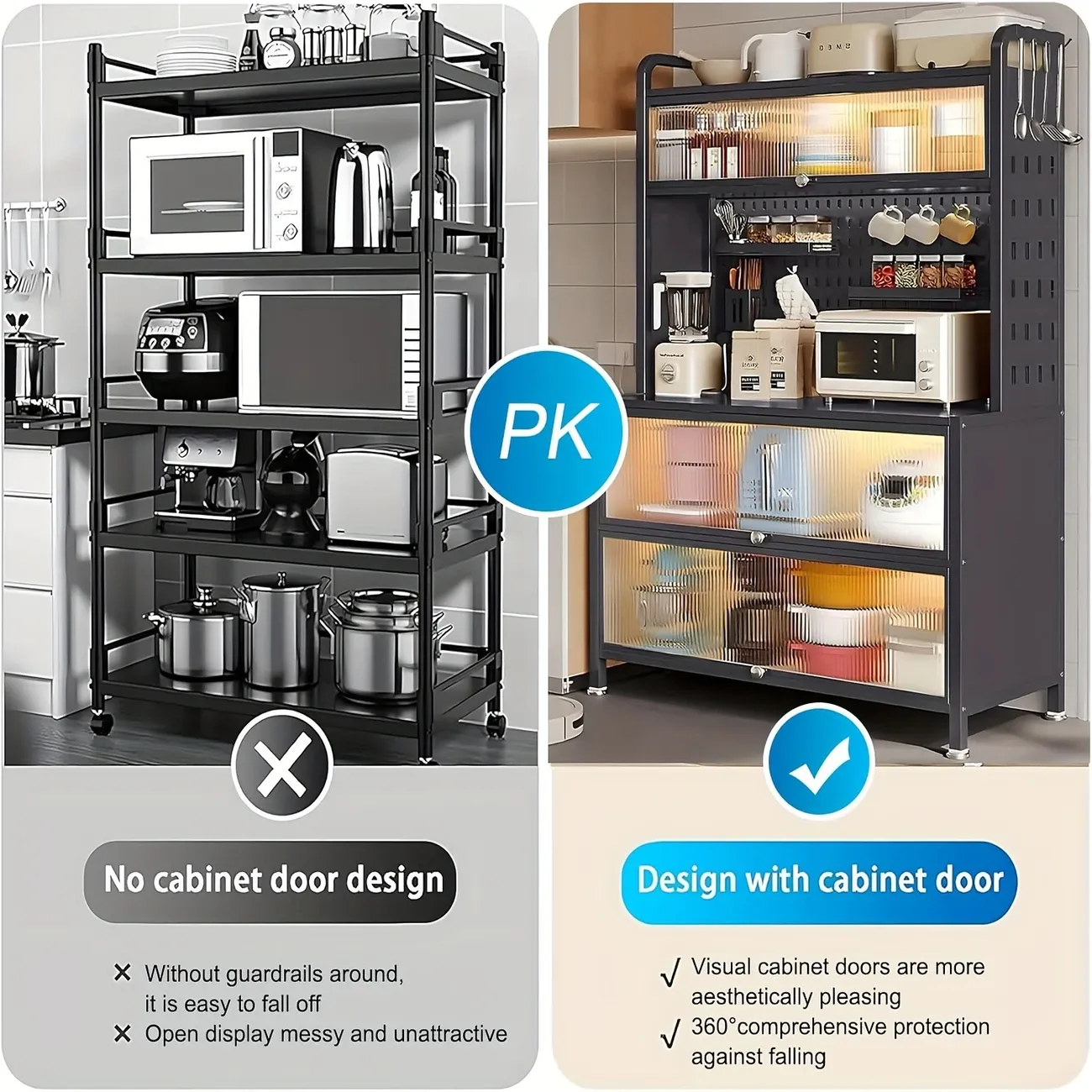 💝Last day of clearance!!💝Buy 2 Free Shipping✨5-Tier Bakers Rack For Kitchen