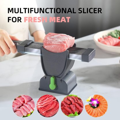 🥩17-In-1 Stainless Steel Meat Cleaver, Adjustable Thickness 2 Or 4 mm