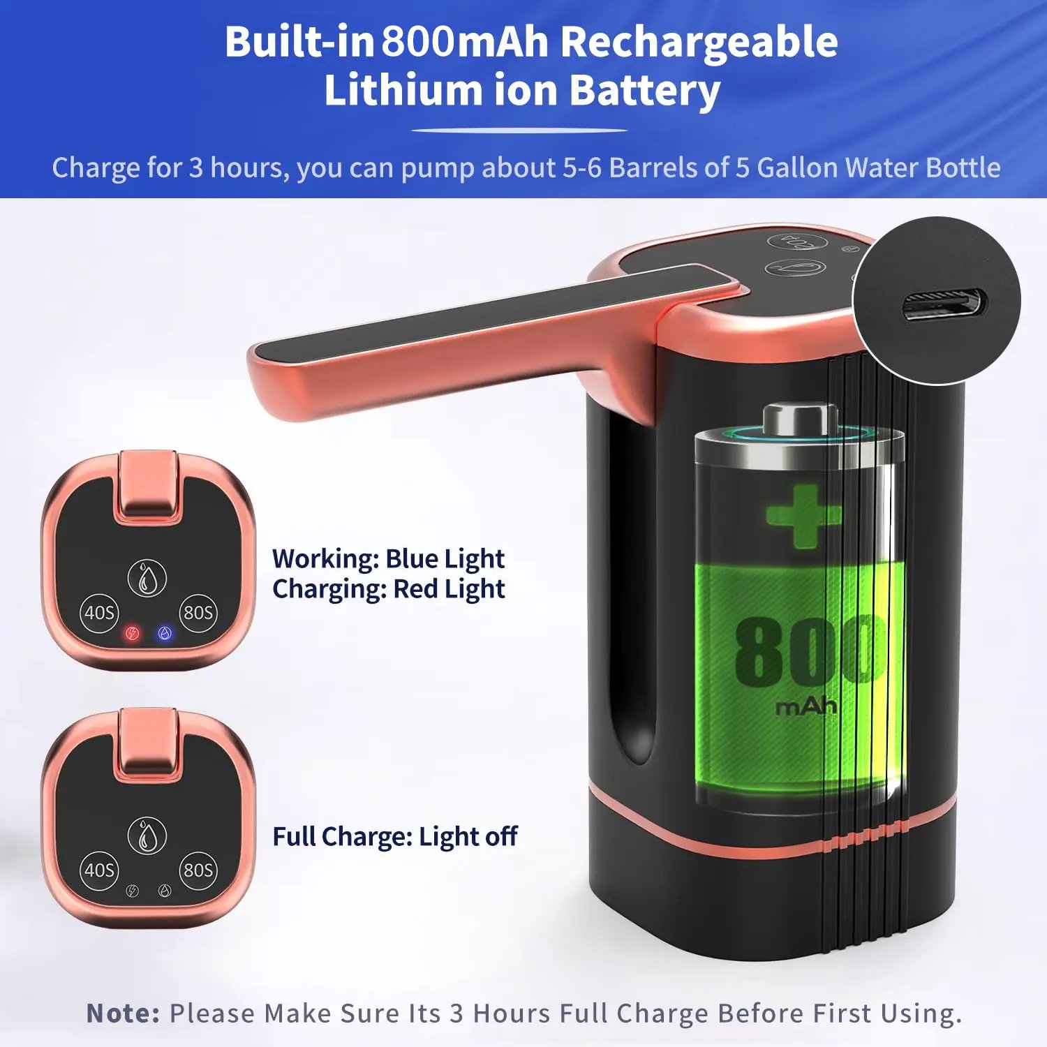(🔥Last Day Promotion - 50% OFF) ✨Multi-functional Automatic Water Dispenser Pump