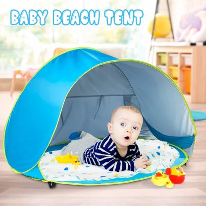 🎉𝗧𝗼𝗱𝗮𝘆'𝘀 𝗦𝗽𝗲𝗰𝗶𝗮𝗹𝘀💝Buy 2 Get 2 Free 🏖Portable Uv-Resistant Baby Beach Tent