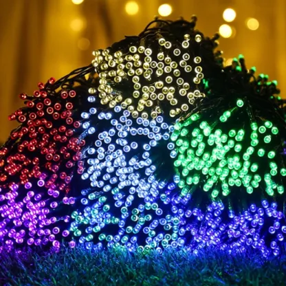 8 Patterns Solar Christmas Lights-🎄Perfect For Outdoor Tree Garden Decoration✨
