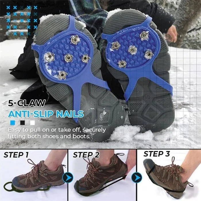 Hot Sale🔥Universal Gripper Spikes Non Slip Shoe Grips(1 Pair)