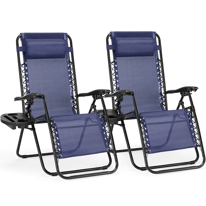 🔥HOT SALE NOW!!!💝Folding Zero Gravity Lounger 2-Piece Set