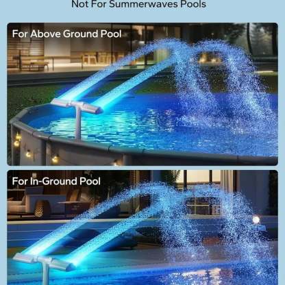 💝𝗧𝗼𝗱𝗮𝘆'𝘀 𝗦𝗽𝗲𝗰𝗶𝗮𝗹𝘀💝Buy 2 Get 2 Free✨Solar Pool Fountain with Lights Dual Arc