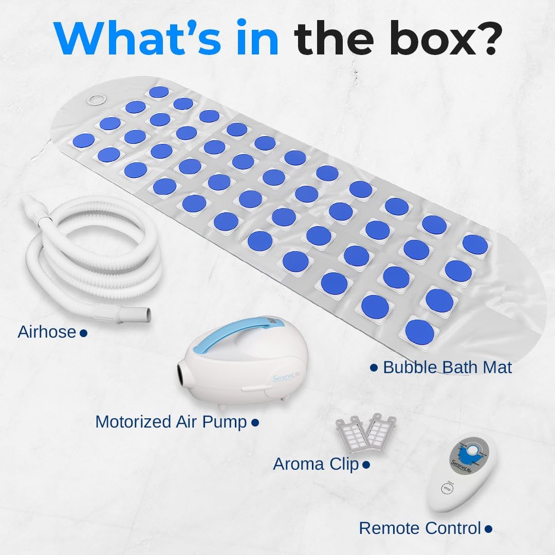 💝𝗧𝗼𝗱𝗮𝘆'𝘀 𝗦𝗽𝗲𝗰𝗶𝗮𝗹𝘀💝Buy 2 Get 2 Free🛁Electric Bubble Massage Mat