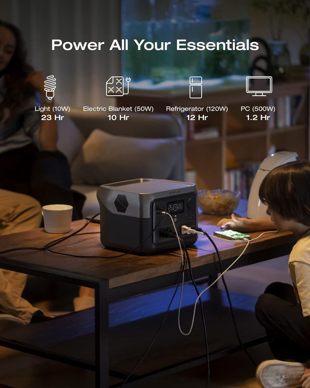 🎉𝗧𝗼𝗱𝗮𝘆'𝘀 𝗦𝗽𝗲𝗰𝗶𝗮𝗹𝘀💝✨ Buy 2 Get 2 Free ✨Ecoflow River 2 Pro 768Wh Portable Power Station w/ Solar Option