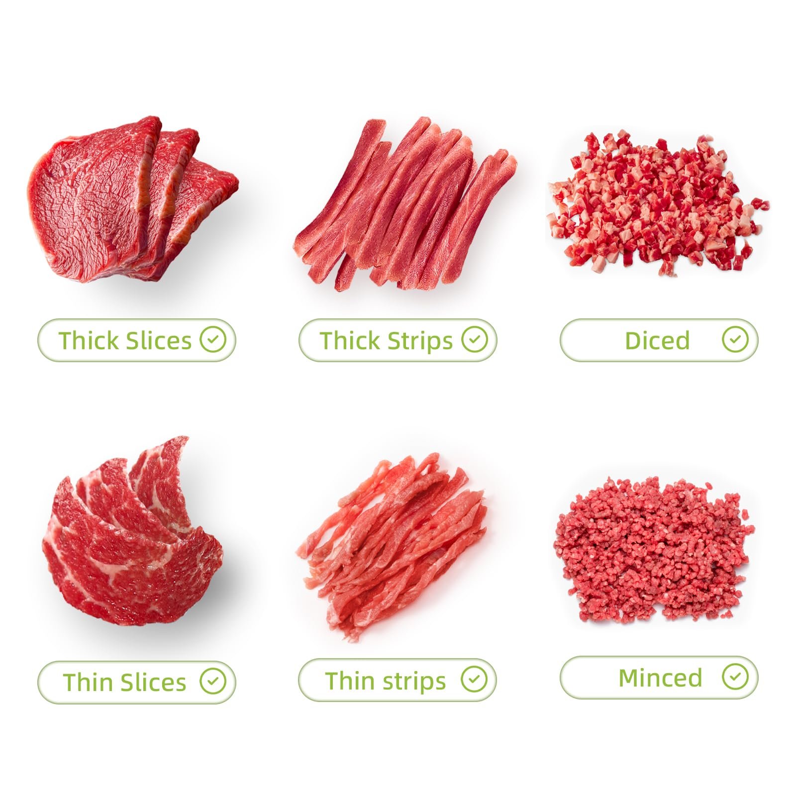 🥩17-In-1 Stainless Steel Meat Cleaver, Adjustable Thickness 2 Or 4 mm