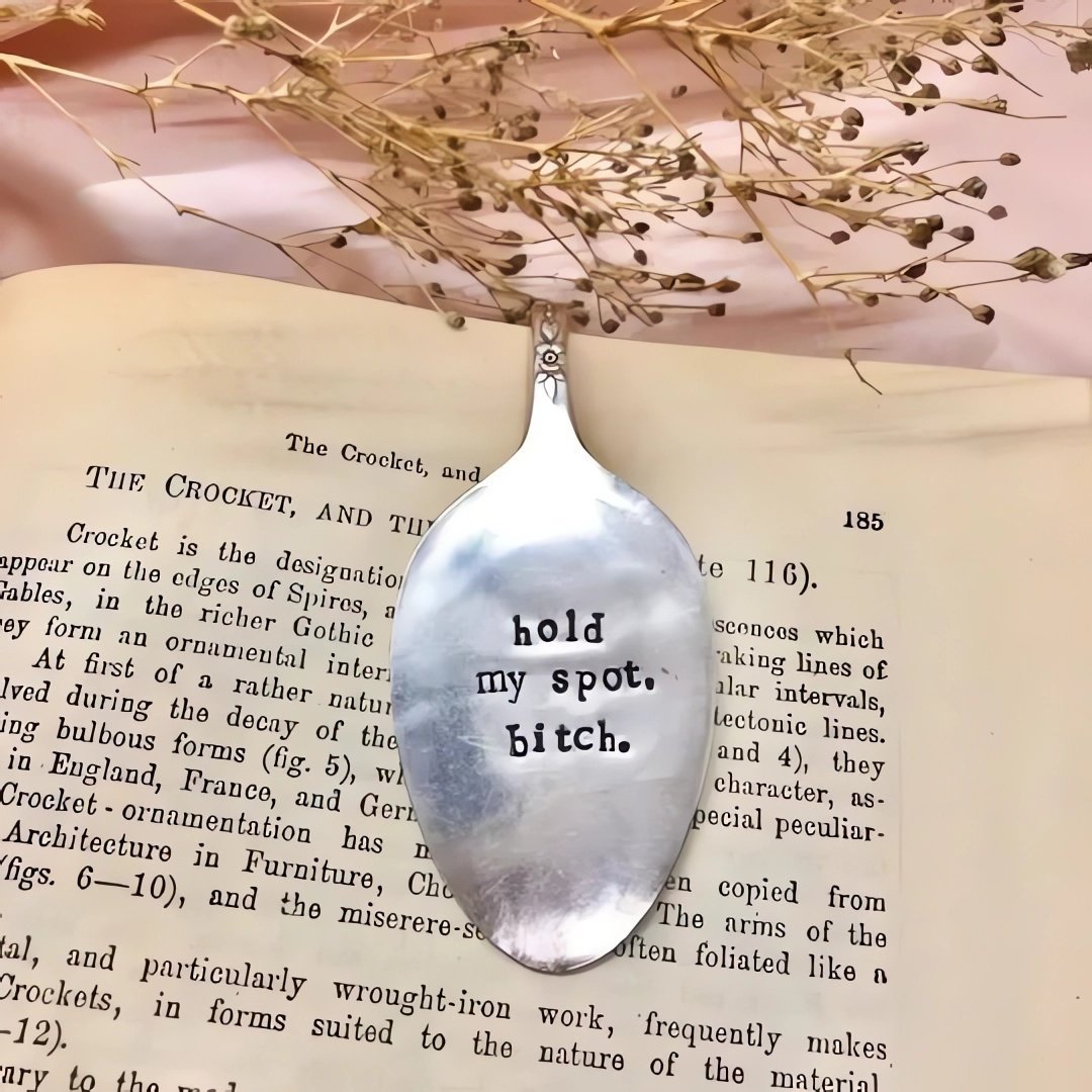 📖🔖Funny Spoon Bookmark -the perfect gift for a bookworm