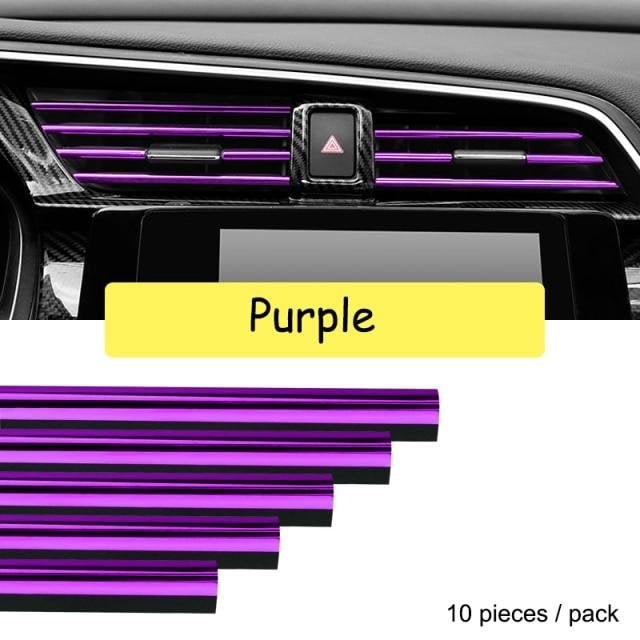 ✨Chrome Styling Moulding Car Air Vent Trim Strip🚗