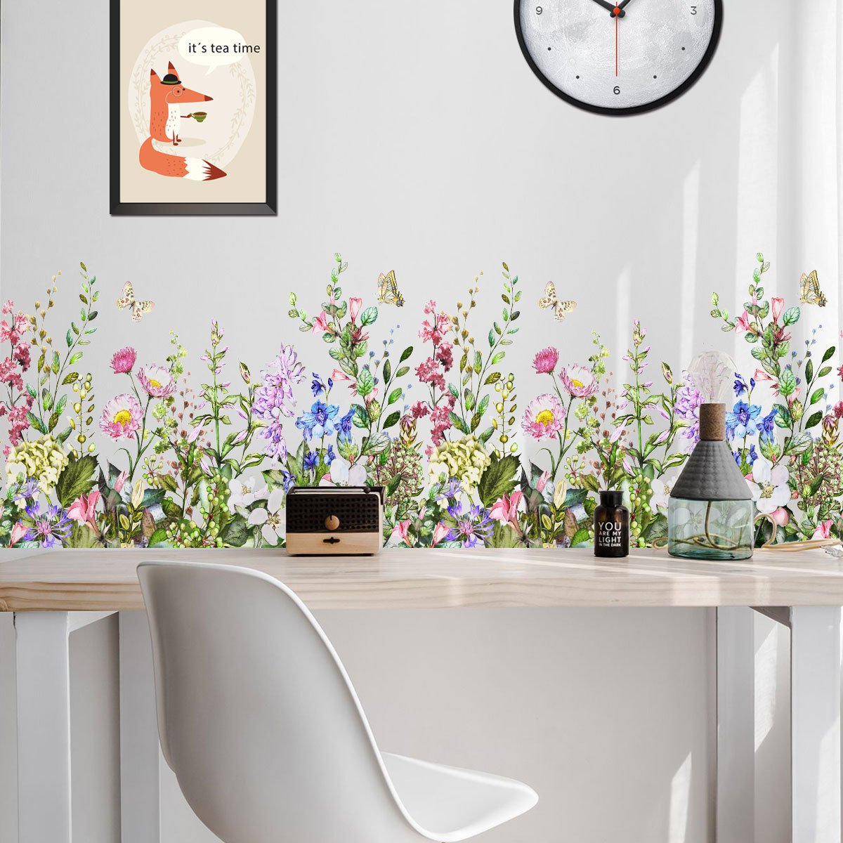 ✨LAST DAY 49% OFF - 💐Colorful Floral Bouquet Window Sticker🖼️(Cut to size freely)✨