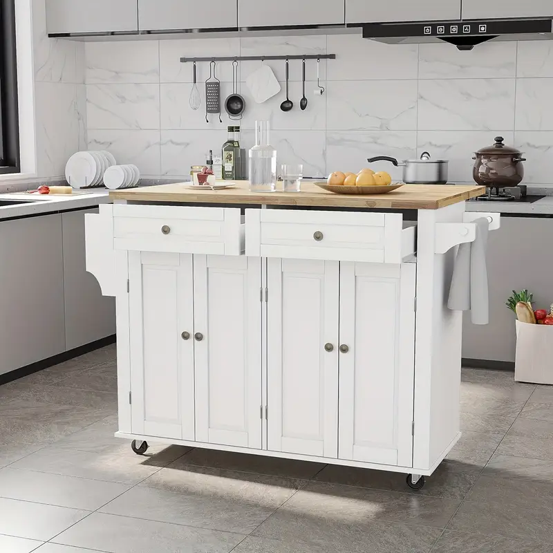 💝Last day of clearance $27.99!!✨Mobile Kitchen Island Table