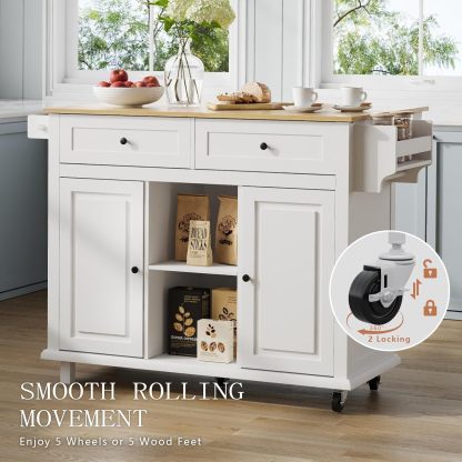 💝Last day of clearance $27.99!!✨Mobile Kitchen Island Table