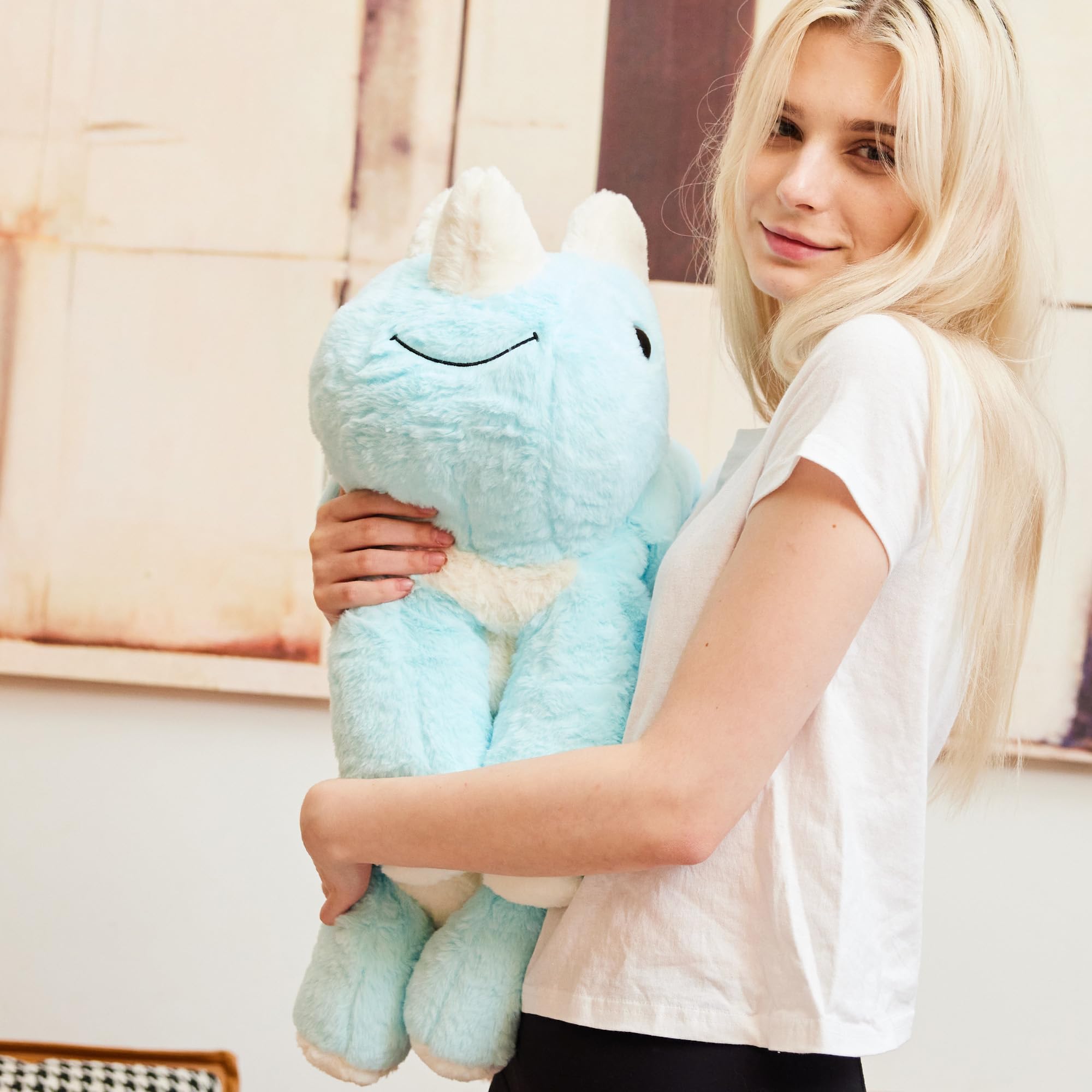 🔥HOT SALE NOW!!!💝Buy 2 Get 2 Free ✨3-5 Pounds Weighted Stuffed Animals with Unscented Microwavable Heating Pad