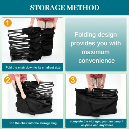 🔥HOT SALE NOW!!!💝Buy 2 Get 2 Free ✨Portable Folding Soccer Bench Chair