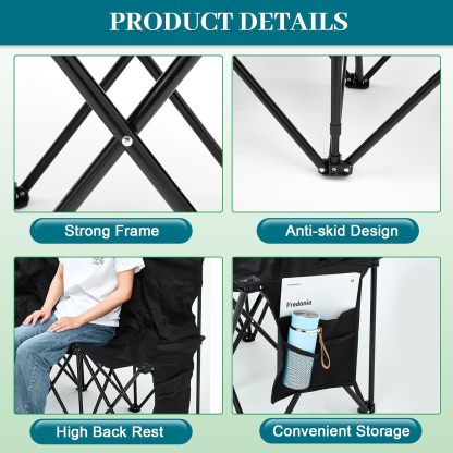 🔥HOT SALE NOW!!!💝Buy 2 Get 2 Free ✨Portable Folding Soccer Bench Chair