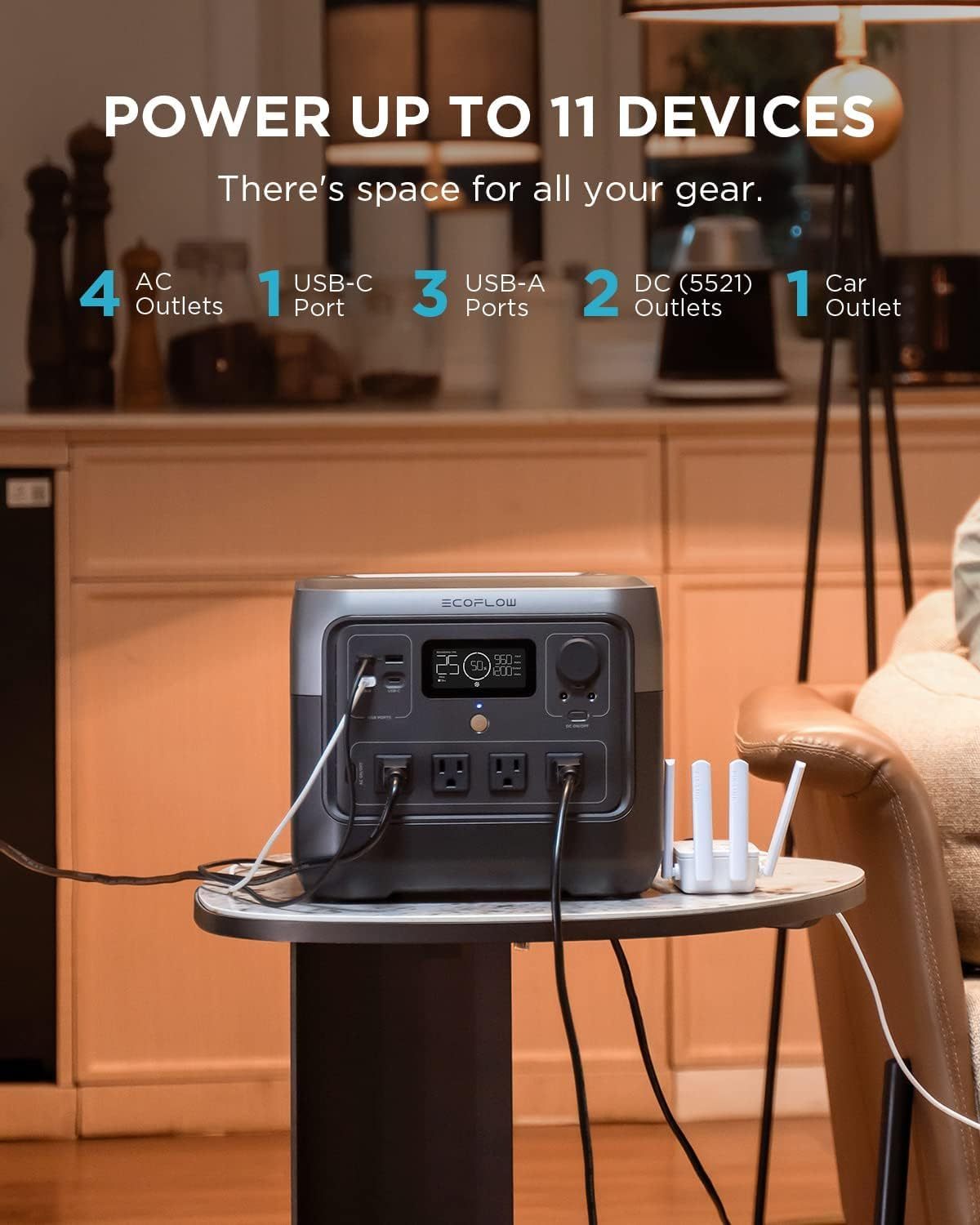 🎉𝗧𝗼𝗱𝗮𝘆'𝘀 𝗦𝗽𝗲𝗰𝗶𝗮𝗹𝘀💝✨ Buy 2 Get 2 Free ✨Ecoflow River 2 Pro 768Wh Portable Power Station w/ Solar Option
