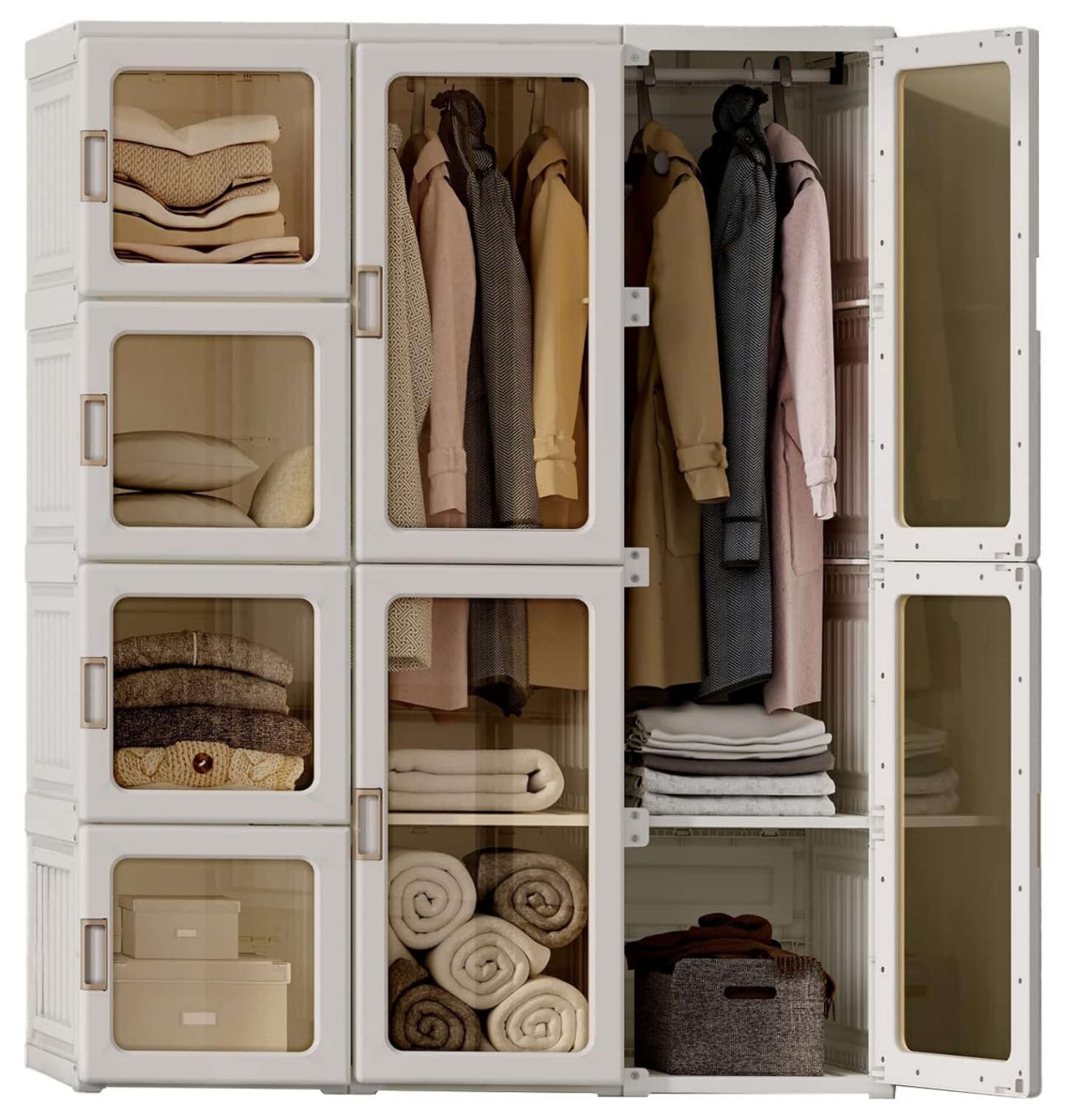 🎉𝗧𝗼𝗱𝗮𝘆'𝘀 𝗦𝗽𝗲𝗰𝗶𝗮𝗹𝘀💝Buy 2 Get 2 Free ✨Portable Wardrobe Closet Storage Organizer