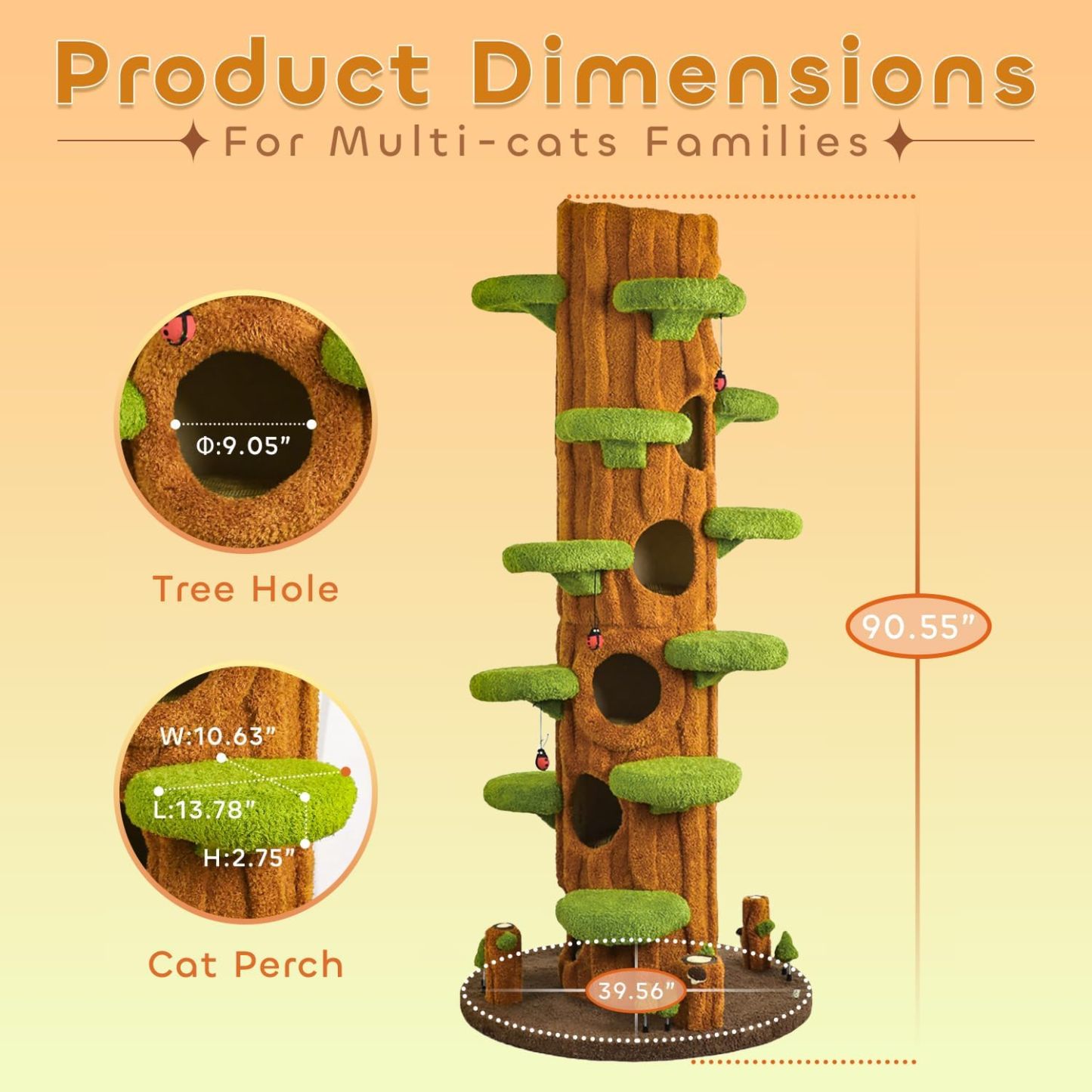 💝𝗧𝗼𝗱𝗮𝘆'𝘀 𝗦𝗽𝗲𝗰𝗶𝗮𝗹𝘀💝Buy 2 Get 2 Free🐱Luxury Cat Tree Tower Condo