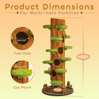💝𝗧𝗼𝗱𝗮𝘆'𝘀 𝗦𝗽𝗲𝗰𝗶𝗮𝗹𝘀💝Buy 2 Get 2 Free🐱Luxury Cat Tree Tower Condo