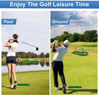 🔥HOT SALE NOW!!!💝Buy 2 Get 2 Free⛳Floating Golf Green for Pool