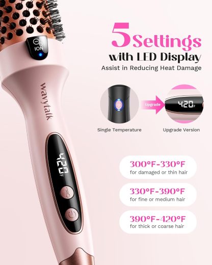 💝𝗧𝗼𝗱𝗮𝘆'𝘀 𝗦𝗽𝗲𝗰𝗶𝗮𝗹𝘀💝Buy 1 Get 1 Free💃Negative Ion Thermal Brush 1.5 Inch for Blowout Look