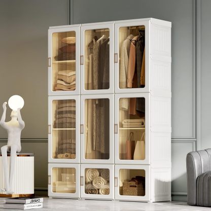 🎉𝗧𝗼𝗱𝗮𝘆'𝘀 𝗦𝗽𝗲𝗰𝗶𝗮𝗹𝘀💝Buy 2 Get 2 Free ✨Portable Wardrobe Closet Storage Organizer