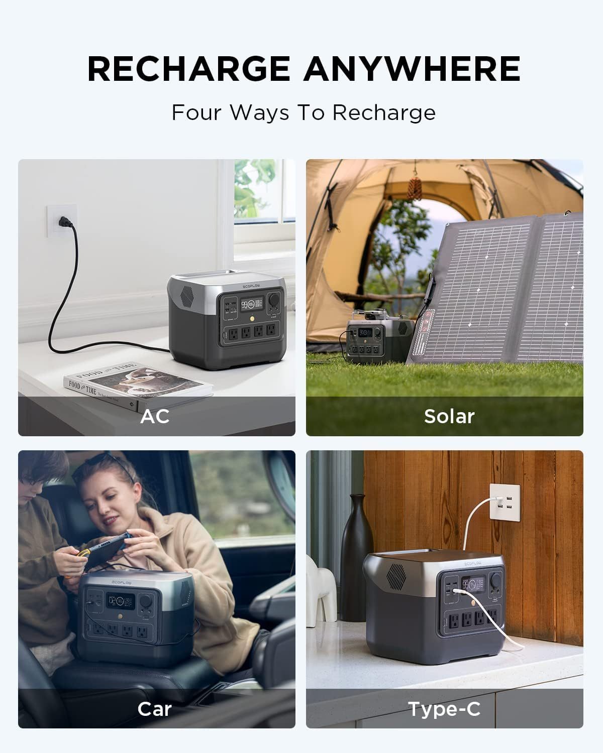 🎉𝗧𝗼𝗱𝗮𝘆'𝘀 𝗦𝗽𝗲𝗰𝗶𝗮𝗹𝘀💝✨ Buy 2 Get 2 Free ✨Ecoflow River 2 Pro 768Wh Portable Power Station w/ Solar Option
