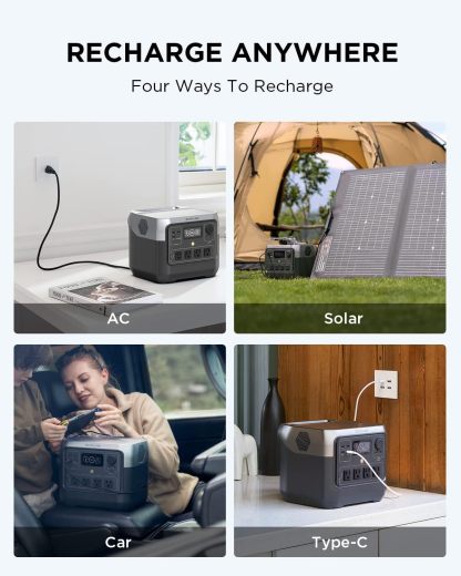 🎉𝗧𝗼𝗱𝗮𝘆'𝘀 𝗦𝗽𝗲𝗰𝗶𝗮𝗹𝘀💝✨ Buy 2 Get 2 Free ✨Ecoflow River 2 Pro 768Wh Portable Power Station w/ Solar Option