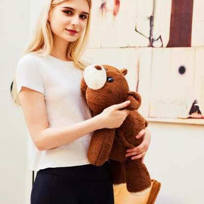 🔥HOT SALE NOW!!!💝Buy 2 Get 2 Free ✨3-5 Pounds Weighted Stuffed Animals with Unscented Microwavable Heating Pad