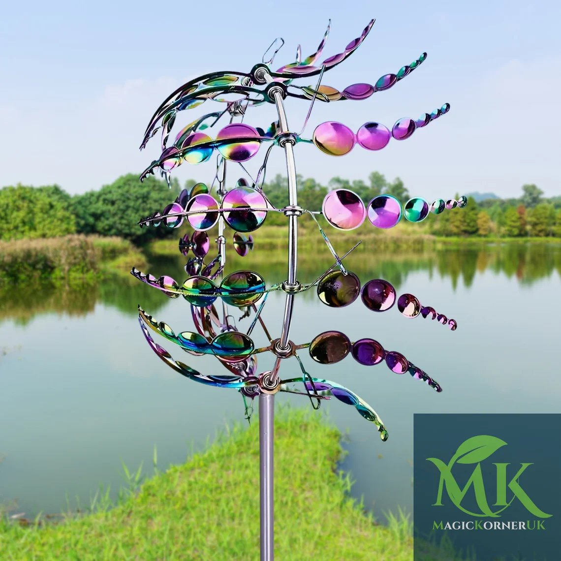 💝𝗧𝗼𝗱𝗮𝘆'𝘀 𝗦𝗽𝗲𝗰𝗶𝗮𝗹𝘀💝Buy 2 Get 2 Free🔥Magical Metal Windmill Wind Spinner (2 Pcs)